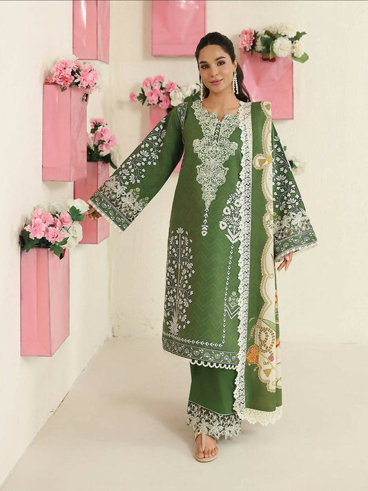 Mahnur Anaya Summer Vol 2 Lawn Embroidered Unstitched 3-Piece Suit-AN-2-11