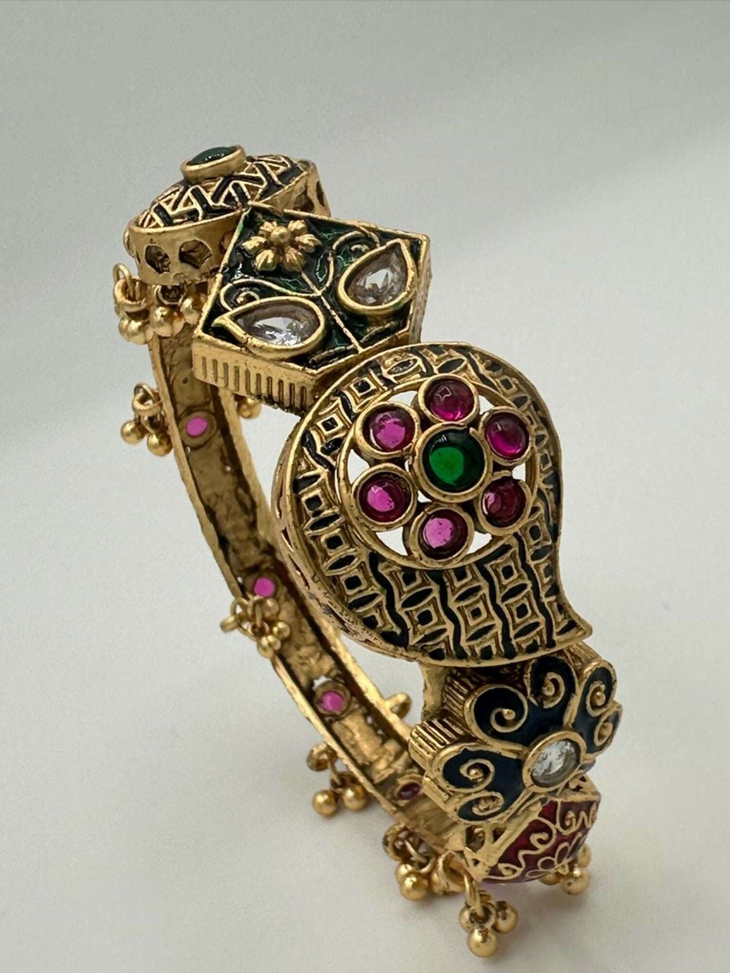 H&A Jewellery Indian Gold Plated Rajwari Bangle