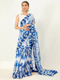 Imran Aftab Chiffon Printed Unstitched Saree-IASC 08