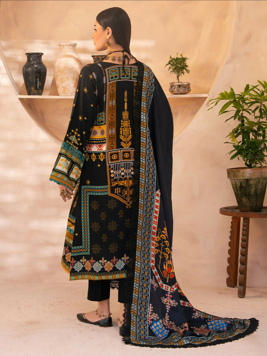 Binilyas Kotrai Embroidered Unstitched 3-Piece Suit-792-A