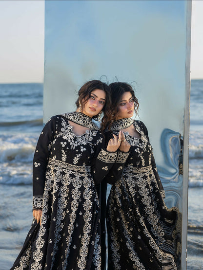 Mahnur Sirene Luxury Lawn'26 Embroidered Unstitched 3-Piece Suit-S-05