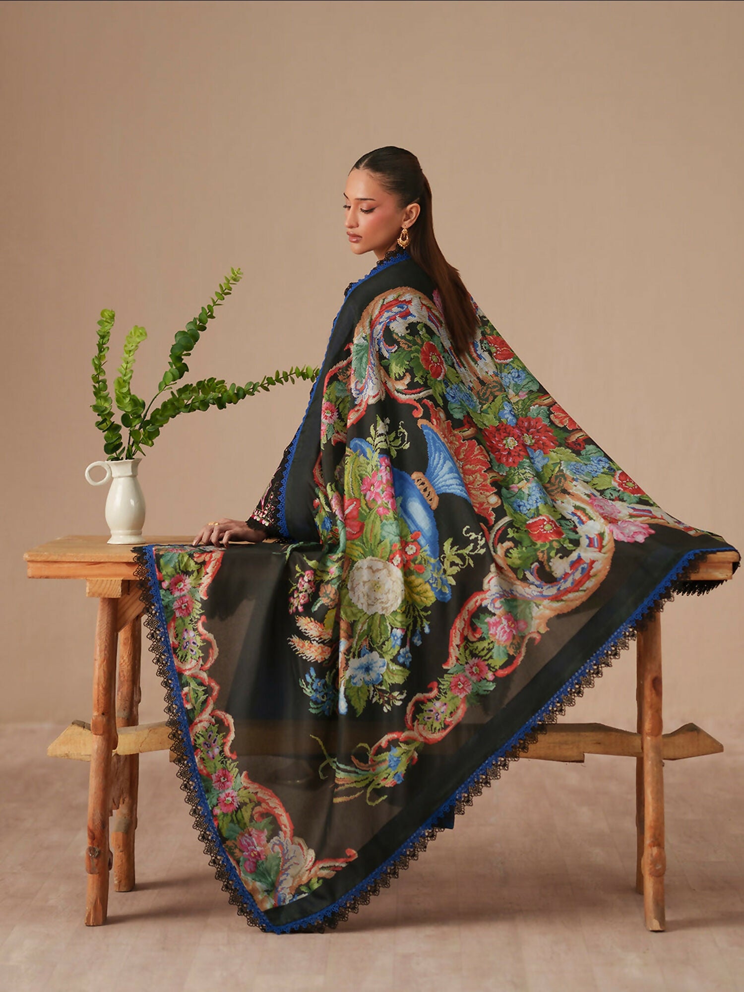 Binilyas Jojo Summer'26 Lawn Embroidered Unstitched 3-Piece Suit-83B