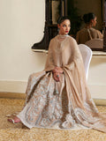 Hussain Rehar The Scent Luxury Pret SS'25 Raw Silk Embellished 3-Piece Suit-Aeris