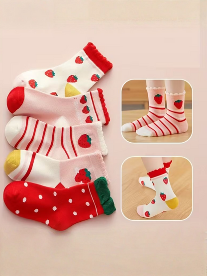 Mum n Bub Printed Crew Socks