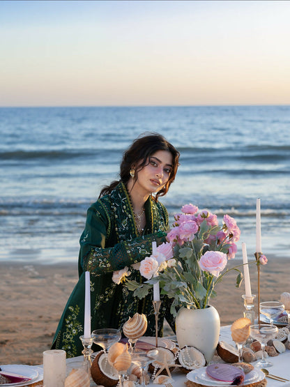 Mahnur Sirene Luxury Lawn'26 Embroidered Unstitched 3-Piece Suit-S-03