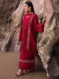 Mahnur Sirene Luxury Lawn Embroidered Unstitched 3-Piece Suit-Scarlet