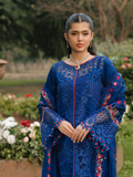 Binilyas Freesia Luxury Lawn Embroidered Unstitched 3-Piece Suit-106 - B