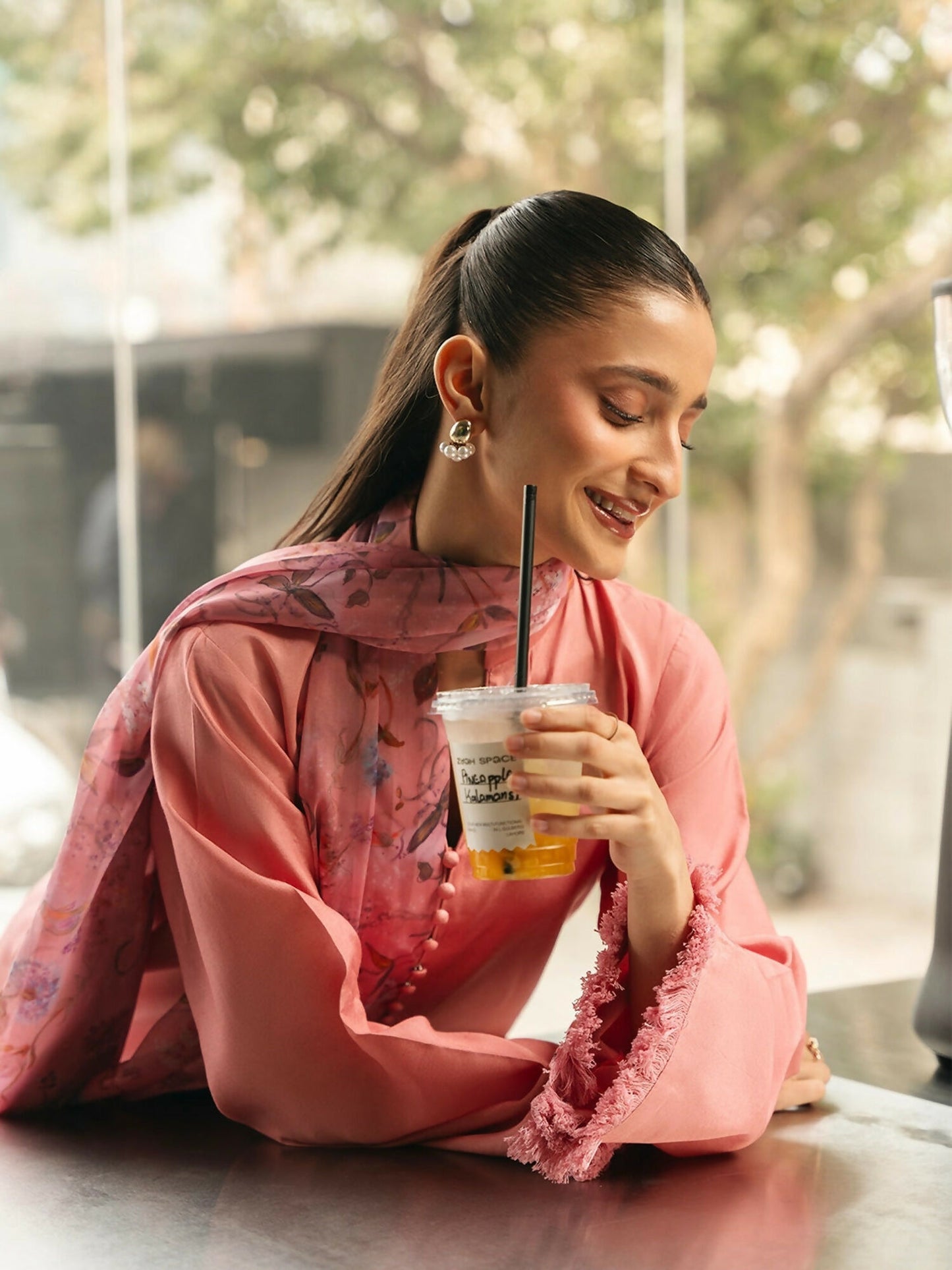 Mannat Clothing Suave Edit Raw Silk Stitched Suit-Rosette