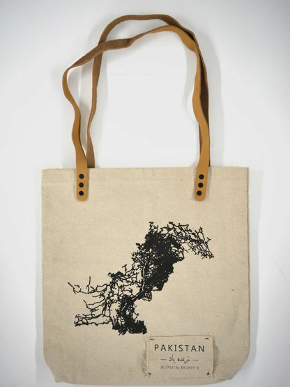 MappedPK Pakistan Mapped Tote Bag