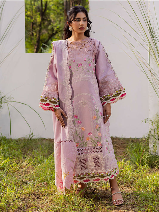 Parishay Winterwood Tales Khaddar Embroidered Unstitched 3-Piece Suit- WW - 10