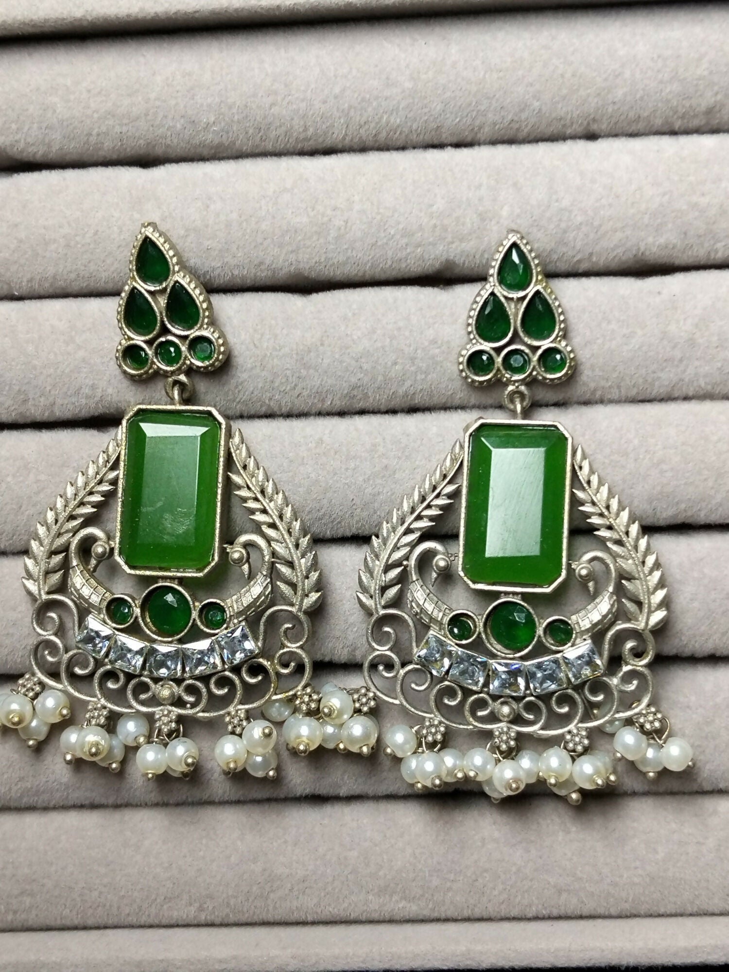 H&A Jewellery Oxidized Brass Handmade Earrings