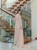 Farooq Hameed Studio Chiffon Embroidered Stitched 3-Piece Suit-Sandal