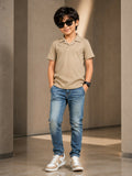 Velvour Boys Polyester Polo Shirt-VP29-A