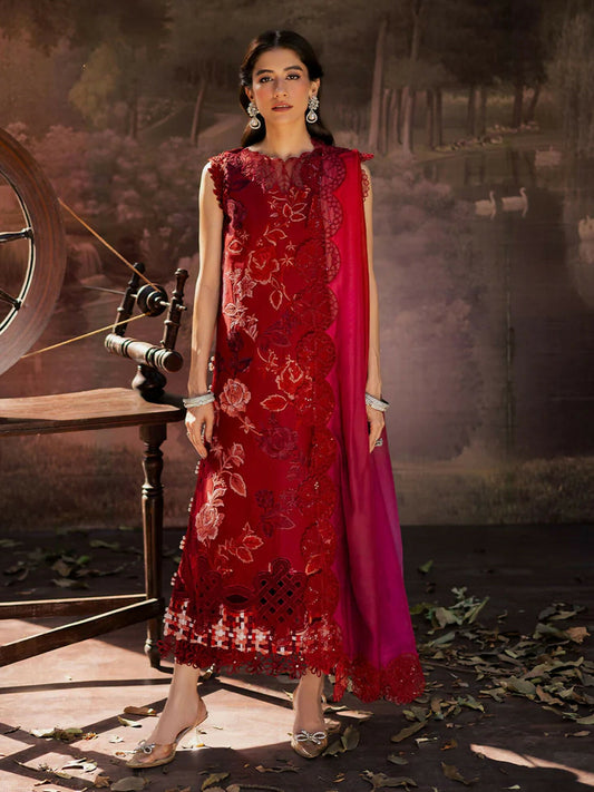 Parishay Enchanted Tales Lawn Embroidered Unstitched 3-Piece Suit-ET- 04