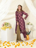 Ruby's Couture Gul-Bahar Khadi Embroidered Stitched 3-Piece Suit-Pariza