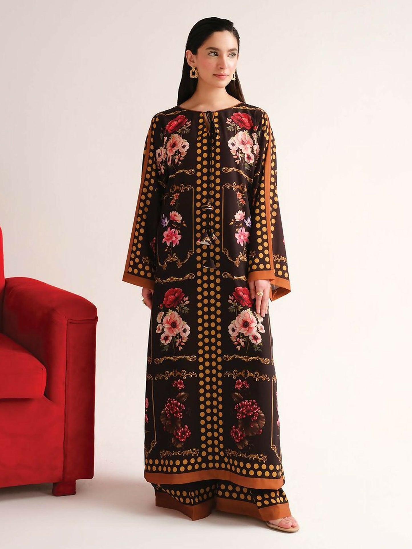 MH Cloth House Poly Lawn Printed Co-Ord Set-Hayaa