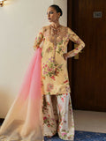 Hussain Rehar Basic Not Basic V Raw Silk Embellished Stitched 3-Piece Suit-Asher