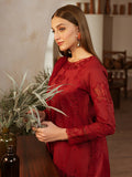 Mahnur Florence Luxury Lawn Embroidered Unstitched 3-Piece Suit-Hoorain