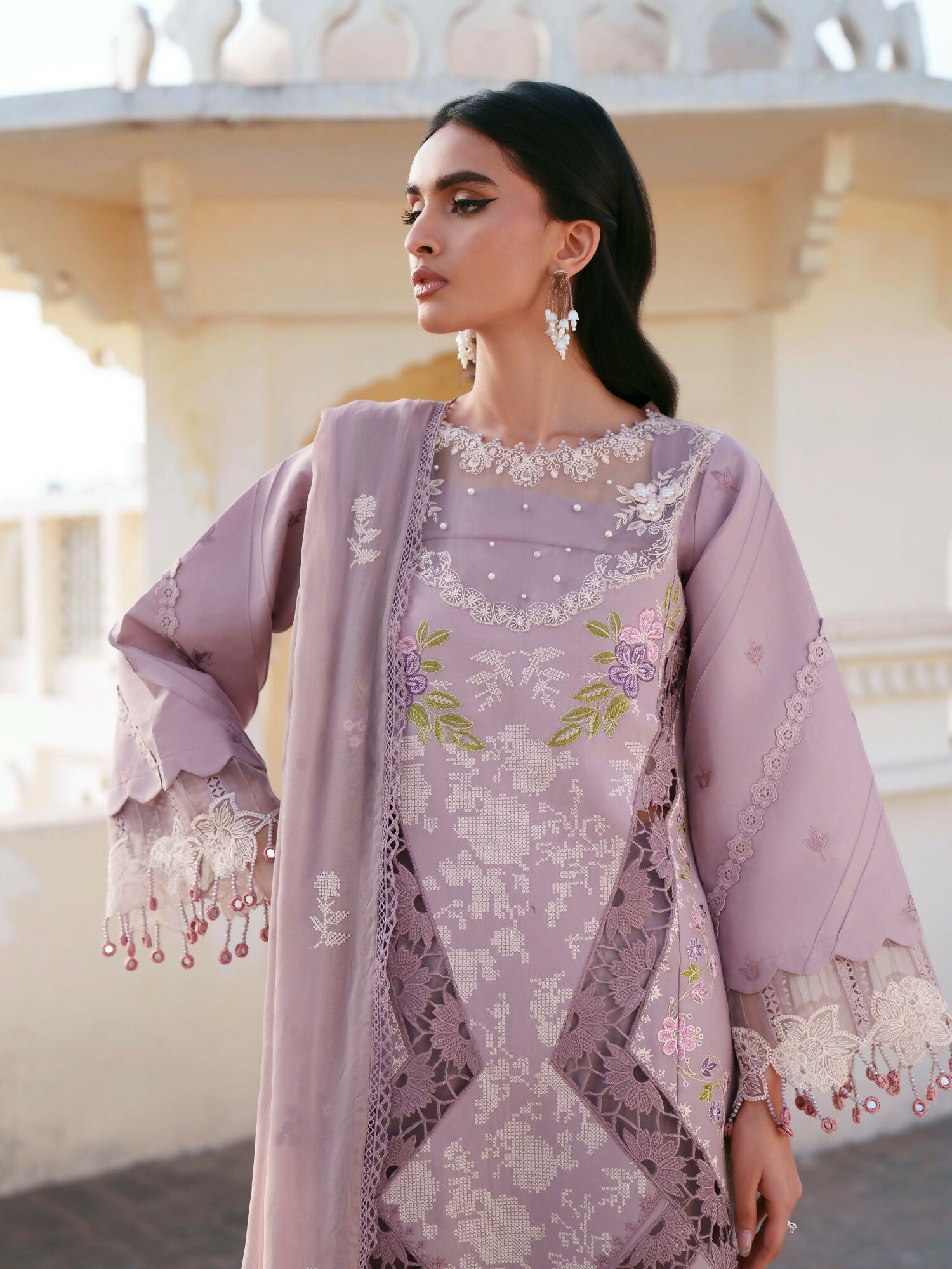 Parishay Shangrila Lawn Embroidered Unstitched 3-Piece Suit-SLA-09