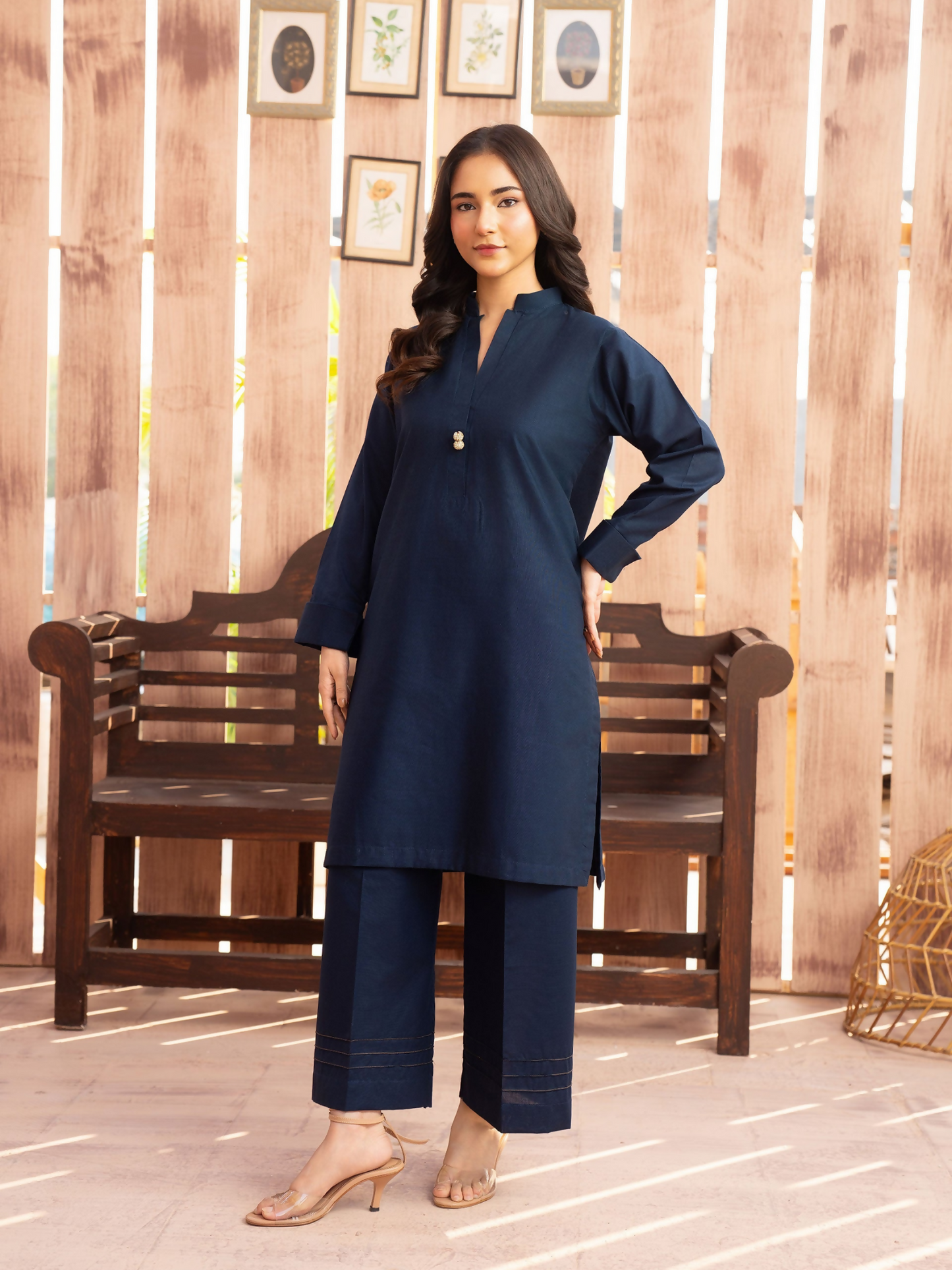 Panache Apparel Winter Core Khaddar Stitched Suit-Fog