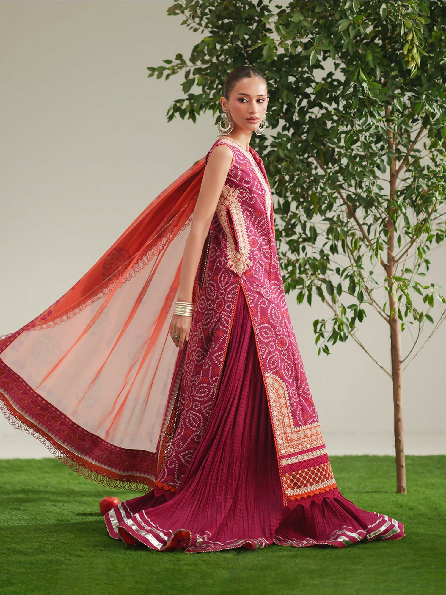 Binilyas Jojo Summer'26 Lawn Embroidered Unstitched 3-Piece Suit-87A