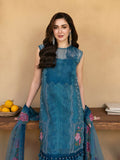 Joolie By Saira Rizwan Lawn Organza Embroidered Unstitched 3-Piece Suit-Alma-SRL25-12