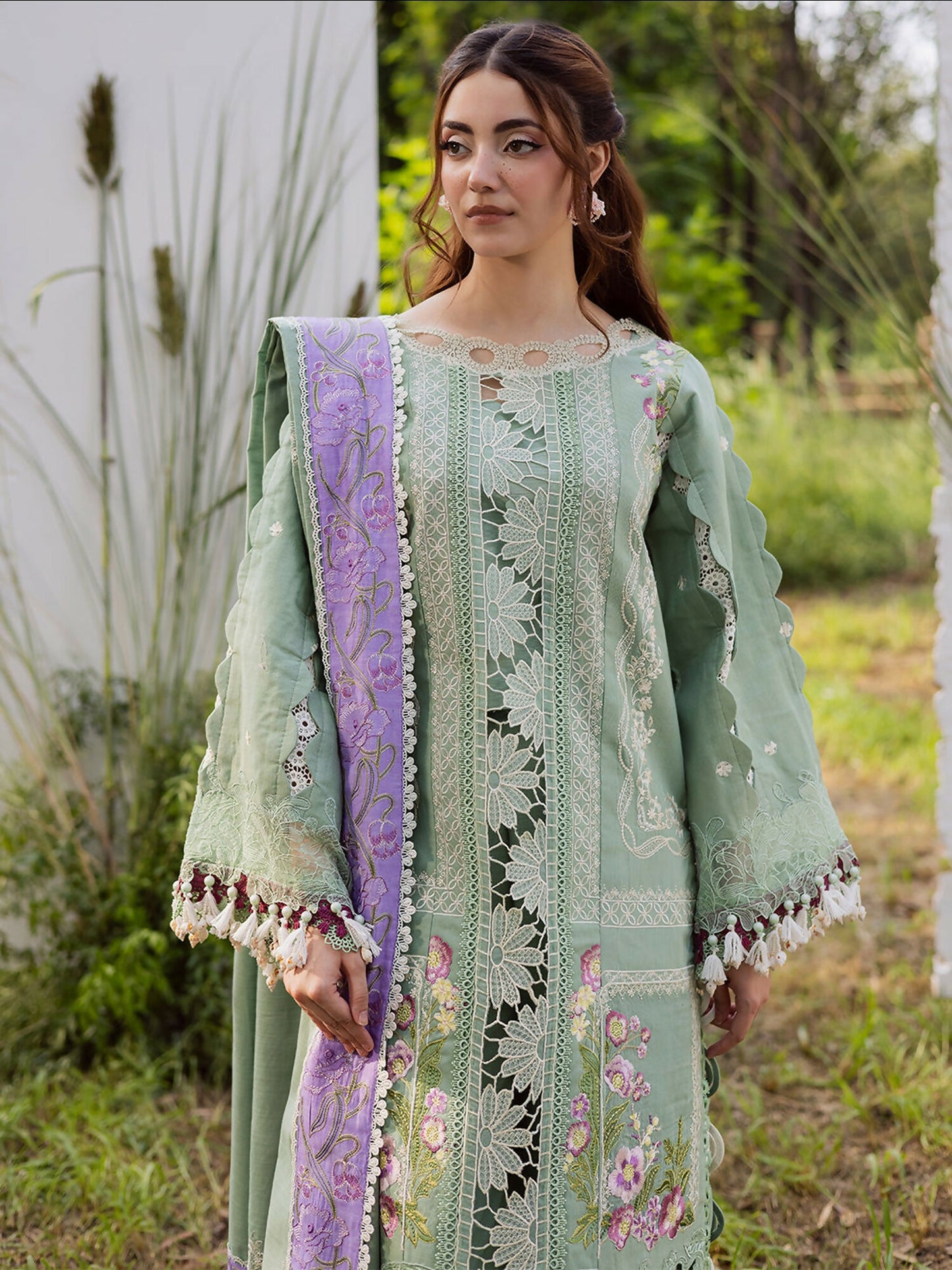 Parishay Winterwood Tales Khaddar Embroidered Unstitched 3-Piece Suit- WW - 09