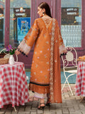 Parishay Ivy Bloom Viscose Embroidered Stitched 3-Piece Suit-IW-12