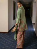 Hussain Rehar Basic Not Basic V Raw Silk Embellished Stitched 3-Piece Suit-Viridity