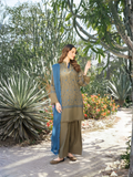 Panache Apparel Winter Whisper Linen Embroidered Stitched Suit-Mahnoor