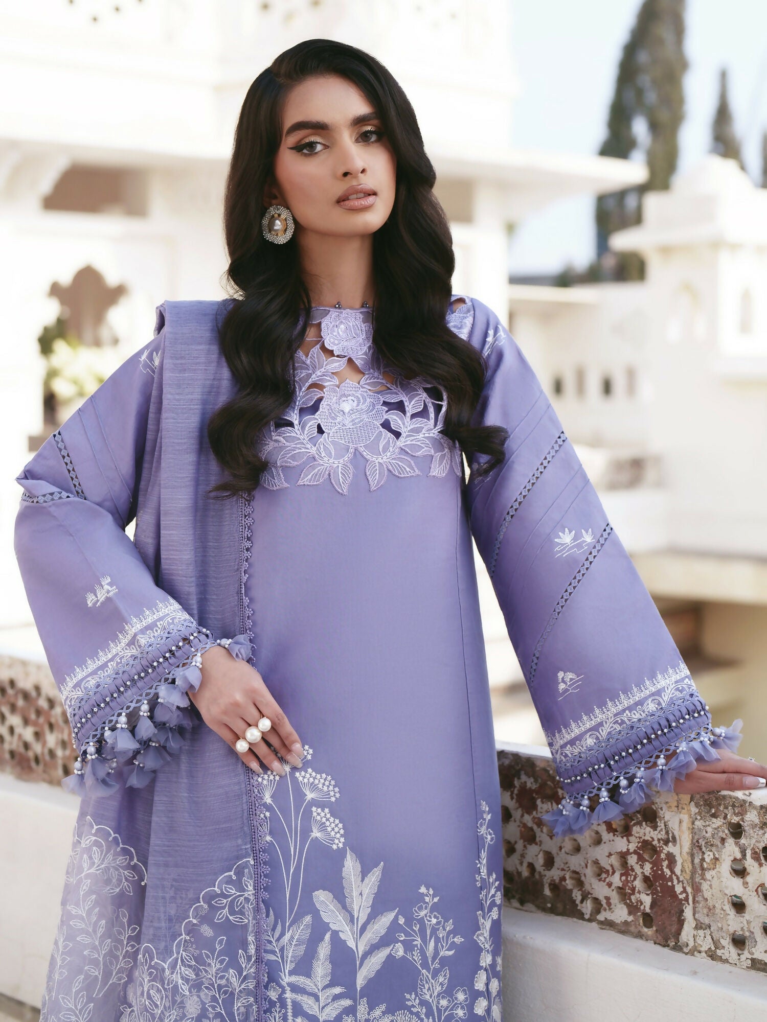 Parishay Shangrila Lawn Embroidered Unstitched 3-Piece Suit-SLA-10