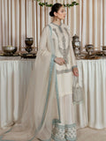 Hussain Rehar Moon In The Golden Cup Raw Silk Embellished Stitched 3-Piece Suit-Narce