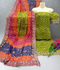 Musk Chunri Printed Hand Embellished Gota Work Unstitched 2-Piece Suit-4A