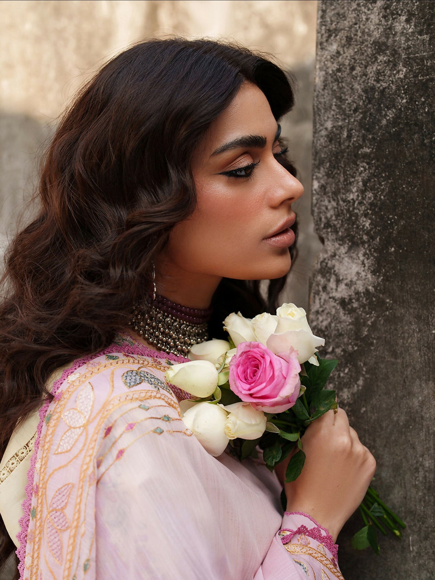 Binilyas Suroor Eid Pret'26 Lawn Embroidered Stitched 3-Piece Suit-247-B