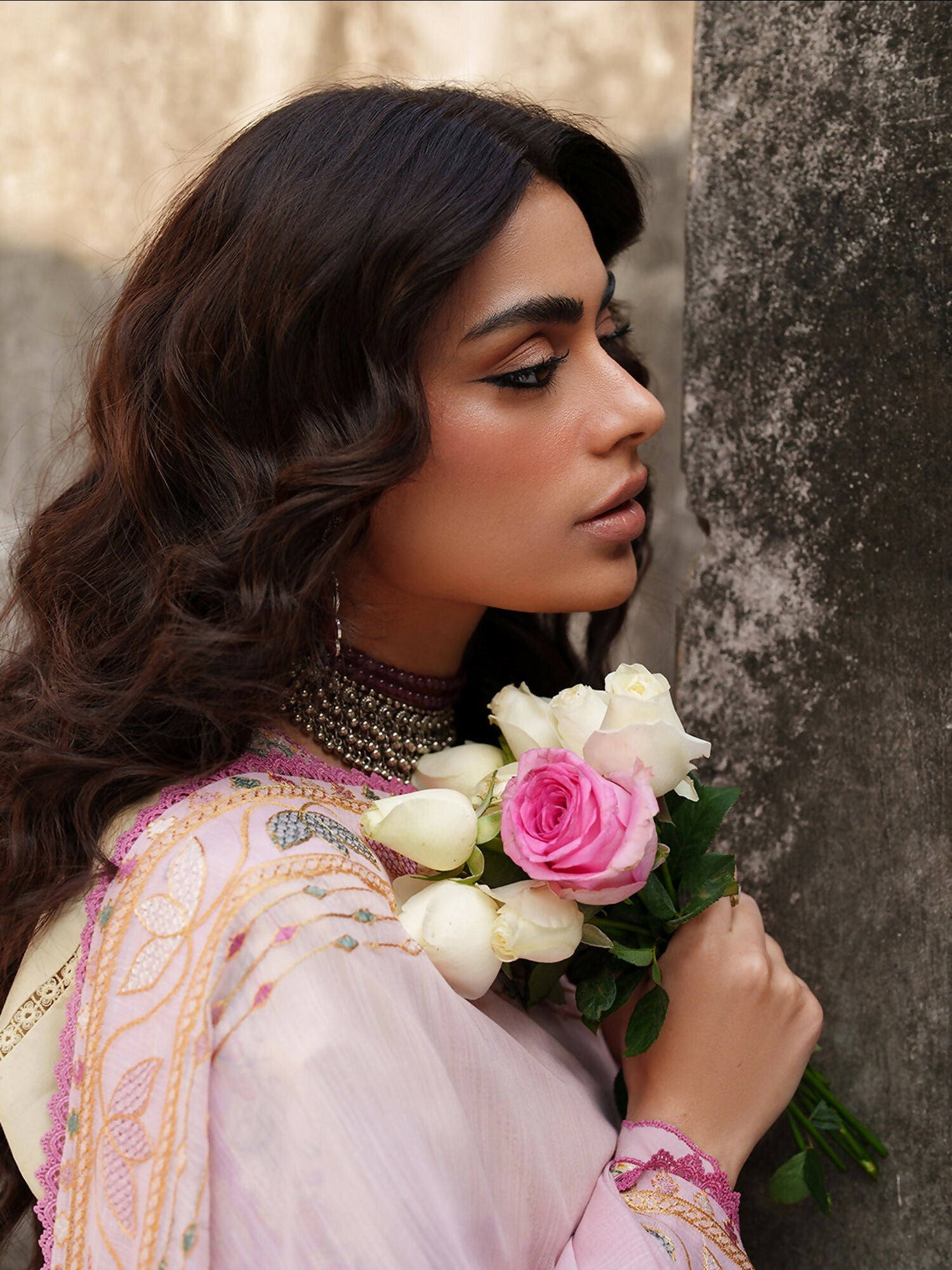 Binilyas Suroor Eid Pret'26 Lawn Embroidered Stitched 3-Piece Suit-247-B
