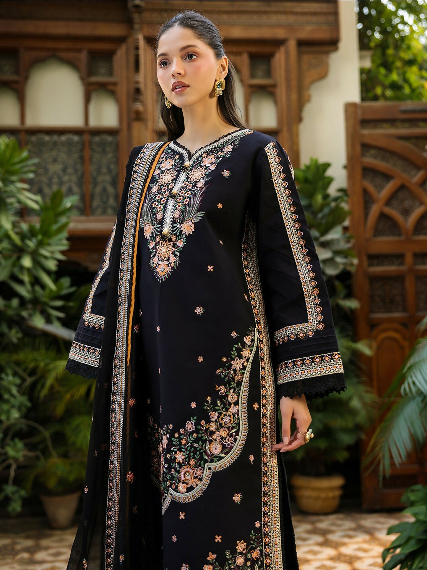 Mahnur Shanaya Vol 2 Lawn Embroidered Unstitched 3-Piece Suit-SH-06