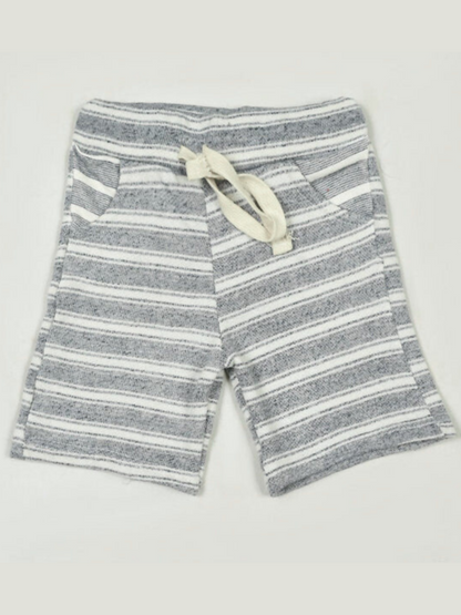 Funky's Slub-knit Stripes Comfy Shorts-11376