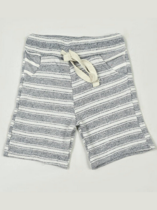 Funky's Slub-knit Stripes Comfy Shorts-11376