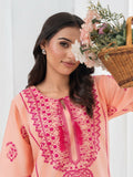 Stylish Collection Allure Cotton Embroidered Stitched 2-Piece Suit-Jugnu Peach
