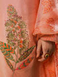 Hussain Rehar Basic Not Basic IV Raw Silk Embellished Stitched 3-Piece Suit-Blush