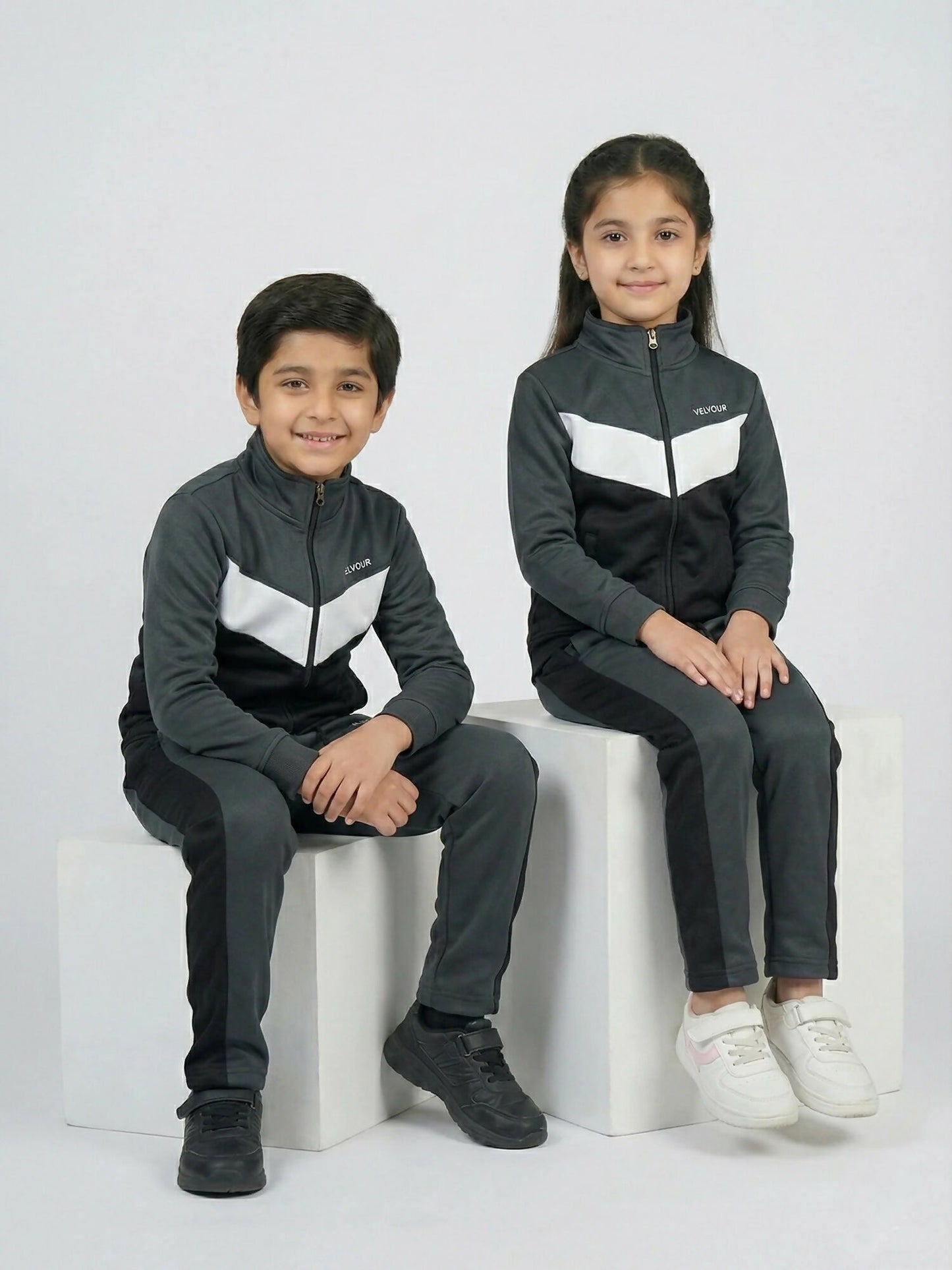 Velvour Polyathletic Fleece Tracksuit-VWT54-A
