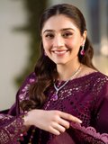 Binilyas Freesia Luxury Lawn Embroidered Unstitched 3-Piece Suit-106 - A