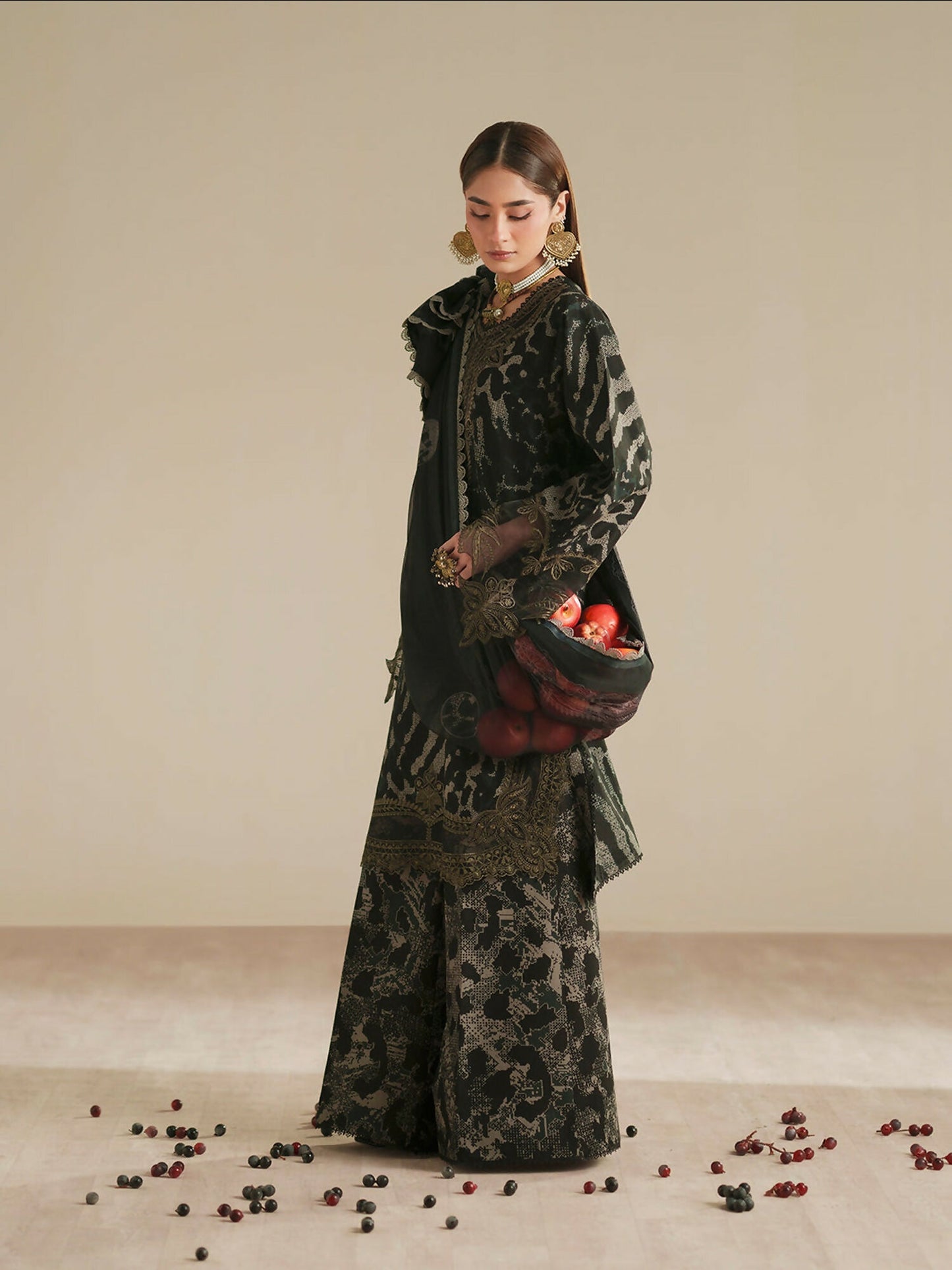 Binilyas Jojo Summer'26 Lawn Embroidered Unstitched 3-Piece Suit-82A