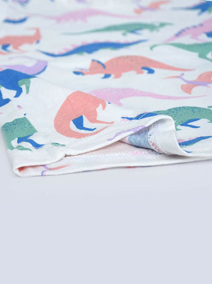 Jupiter Plain Kids Unisex Dino Tee Shirt-13753