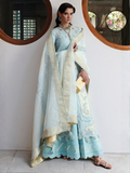Qalamkar Chikankari Eid Edit'26 Lawn Embroidered Unstitched 3-Piece Suit-CM-05 Nayra