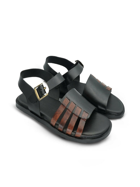 Men's cow leather sandals by Royale Leather with sleek finish and durable design, ideal for casual and semi-formal wear