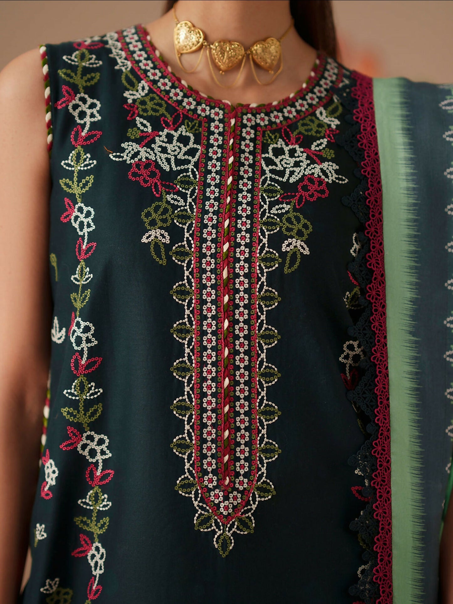 Binilyas Jojo Summer'26 Lawn Embroidered Unstitched 3-Piece Suit-81A