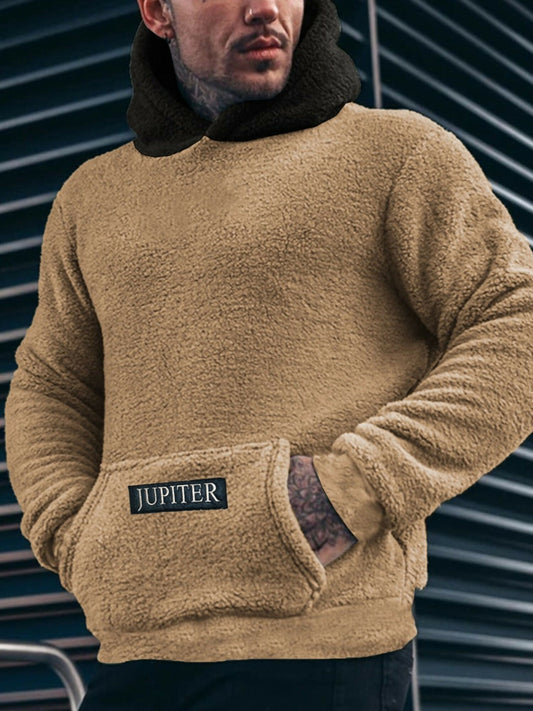BrownJupiter Rugged Sherpa Gender Neautral Winter Skin Hoodie-14797