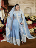 Hussain Rehar Festive Pret'25 Chanderi Embroidered Stitched 4-Piece Suit-Mehrabeen