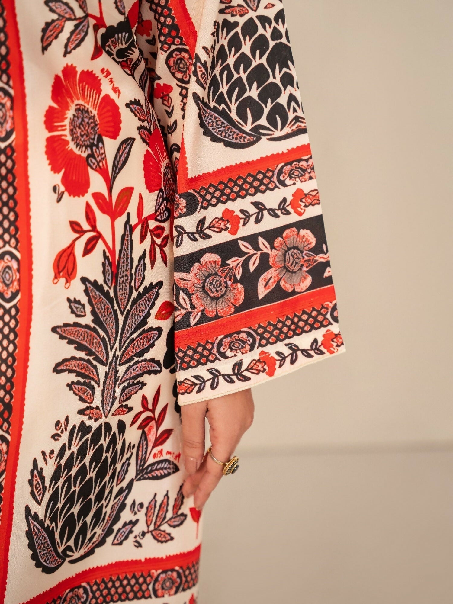 Stylish Collection Whisper Pret Silk Grip Printed Stitched 3-Piece Suit-Floral